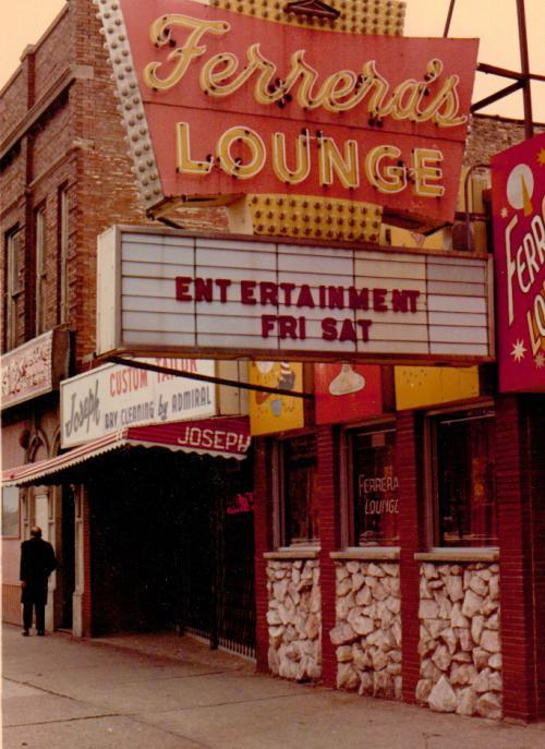 Exterior of Ferrera's Lounge